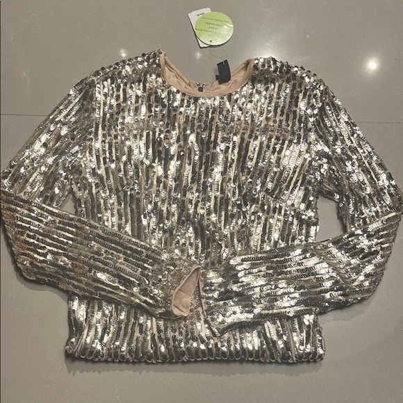 Windsor Gold Sequin Mini Dress size medium - Picture 3 of 3